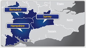 Hampshaire, Surrey and Berkshire security front and back doors 